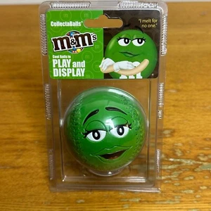 Alfombrillas de béisbol verdes M&M's CollectaBalls 2007 pelota de recuerdo nuevas selladas - Imagen 1 de 5