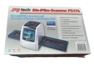 Jay-Tech Dia Film Scanner FS 170 + SD Karten Slot NEU OVP SEALED ✅ - Bild 1 von 7