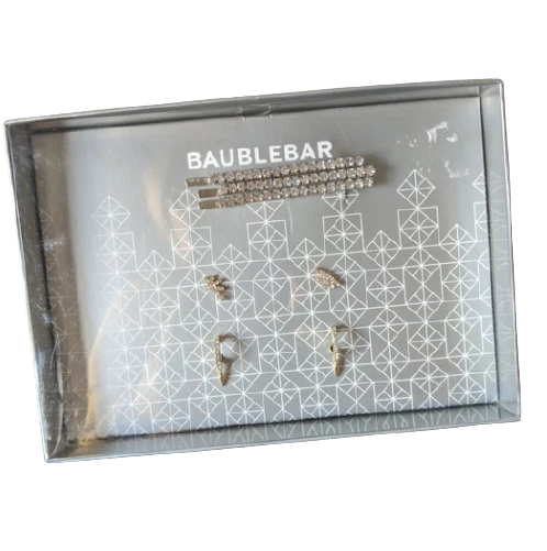 Juego de pendientes de pasador de pelo con estrás de cristal BAUBLEBAR $ 42 NUEVO CON ETIQUETAS SET DE REGALO ~BB10 Foto 1 de 1