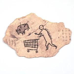 Banksy Peckham Rock Postcard British Museum Street Art Graffiti Wood Print - Picture 1 of 5