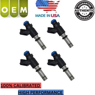 4x inyectores de combustible Delphi OEM PARA Chevrolet Aveo 2009-2011 1,6 l #25380933 Foto 1 de 4