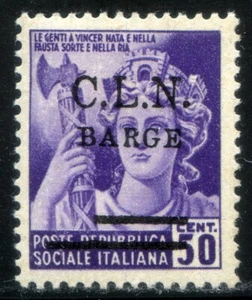 Emissioni Locali Barge 1945 n. 4 * firmato Biondi (l718) - Picture 1 of 2