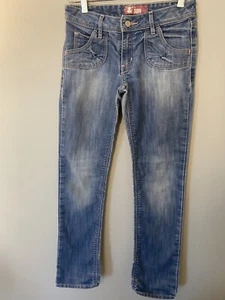 H&M - Girls 11-12Y Skinny DENIM PANTS MID RISE - MEDIUM WASH - Picture 1 of 8