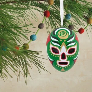 NIB Hallmark Vida Luchador Mexican Wrestling Mask Costume Christmas Ornament - Picture 1 of 4