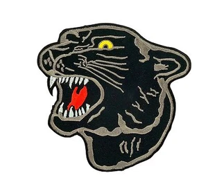 Patch backpack black tiger panther head biker motorcycle motor panthera - Picture 1 of 1