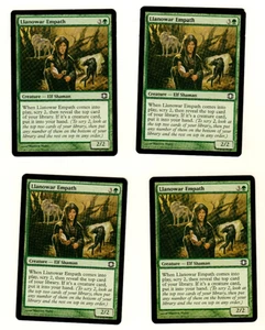 Set Of 4 Llanowar Empath 130/180 Future Sight Magic The Gathering Card - Picture 1 of 4