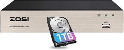 H.265+ 3K Lite 8 Channel CCTV DVR with 1TB Hard Drive, Motion Detection, Aler... - Image 1 of 4