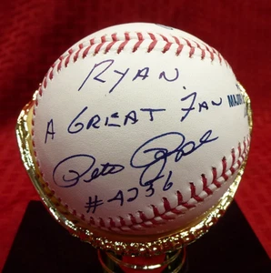 RAWLINGS PETE ROSE AUTOGRAPHED SIGNED BASEBALL W/ COA - Picture 1 of 7