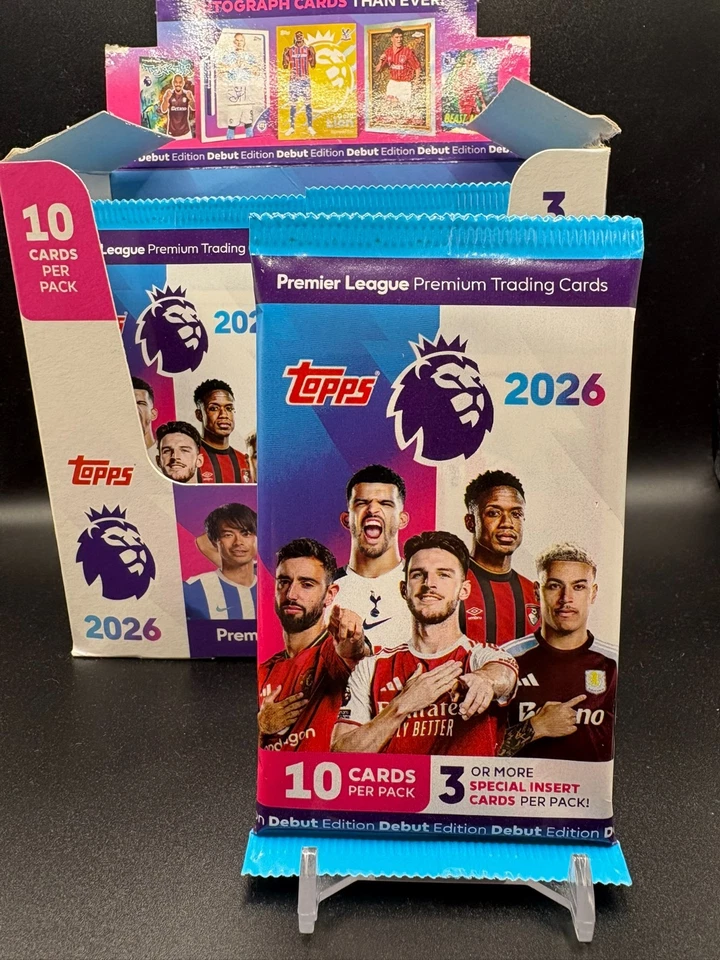 Topps Premier League 2026 - Debut Edition - 1 Booster Pack Sealed