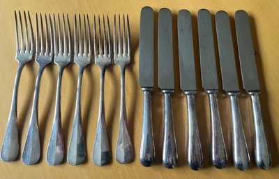 Juego de cena Baguette francés Christofle Fidelio 12 piezas COMO NUEVO Foto 1 de 4