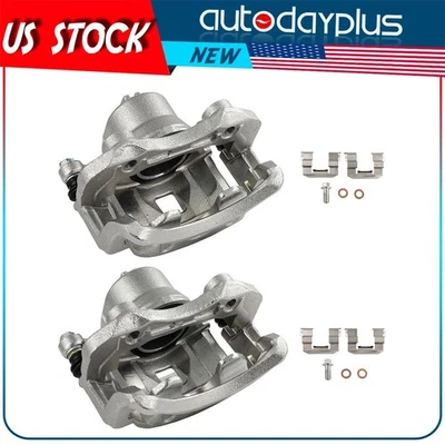 Par de pinzas de freno delanteras con soporte para Nissan Sentra 2000-2003 2004 2005 2006 Foto 1 de 4