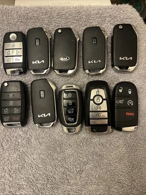 automotive key fob lot  Of 10 Used - Image 1 of 4