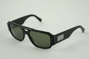 Neu! DG 4482 2820/9A Dolce & Gabbana matt gestreift schwarz/grau polarisiert - Bild 1 von 8