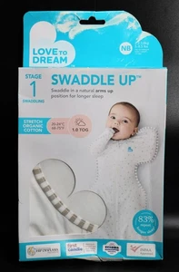 Love to Dream Swaddle Up Stage 1 Swaddling, Stretch Bio Baumwolle, NEUGEBORENE - Bild 1 von 12