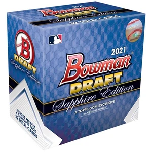 2021 Bowman Draft Sapphire Edition Baseball Trading Card Hobby Box - Picture 1 of 1