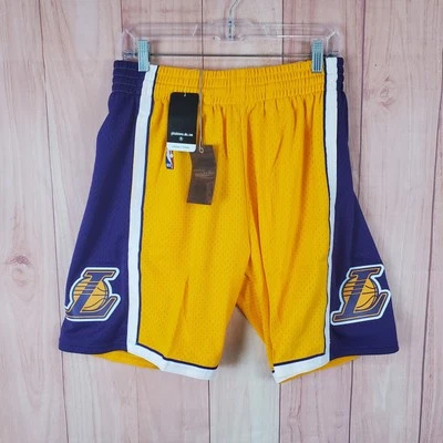 Mitchell & Ness Los Angeles Lakers Shorts Sz M ‘09 Hardwood Classics Swingman - Image 1 of 4