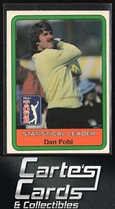 Dan Pohl 1981 Donruss Golf Stars #NNO líder estadístico | novato - Imagen 1 de 2