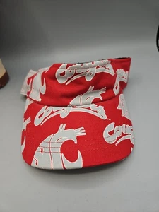 Washington State Cougars WSU NCAA Visor Cap Unisex OS White Maroon - Picture 1 of 6