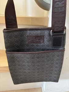 Salvatore Ferragamo PVC Leather Gancini Crossbody Shoulder Bag - Picture 1 of 14