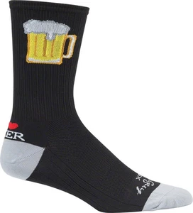 SockGuy SGX Tallboy Socks - 6", Black, Large/X-Large - Picture 1 of 2