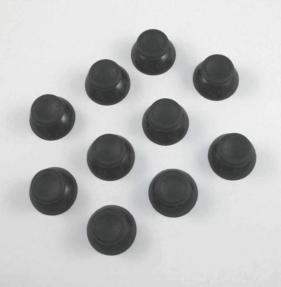 XBox 360 Rubber Thumbstick Joystick Cap for Controller 10 PCS BLACK - Image 1 of 1