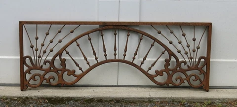Vtg Wooden Victorian Style Gingerbread Decorative Architectural Fretwork 48 x 18 Cover