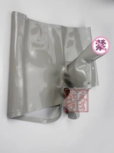 Latex gummi boxer with penis sheath latex underwear with condom 0.4mm - Picture 1 of 6