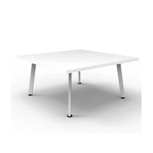 Serenity Coffee Table Square White Satin Natural White 900Mm X 900Mm - Picture 1 of 3