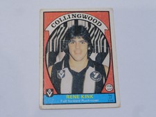 1978 SCANLENS CARD NO.96 RENE KINK COLLINGWOOD GOOD 
