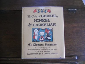 TALE OF GOCKEL HINKEL & GACKELIAH,Clemens Bretano/Maurice Sendak, signed, 1st - Imagen 1 de 10