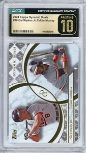2024 Topps Dynamic Duals Cal Ripken Jr. / Eddie Murray #36 CGC PRISTINE 10 - Picture 1 of 2