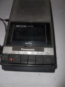 Vintage PANASONIC RQ-2103 Slim Line Portable Cassette Tape Recorder  - Picture 1 of 3