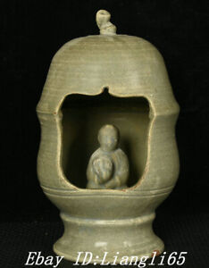 8,2" Old China Song Dynasty Yue Kiln Porzellan aushöhlen Weihrauch Räuchergefäß