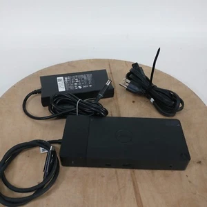 Dell WD19TB Thunderbolt USB C Docking Station HDMI DP w/ 130W Power Supply - Photo 1/6