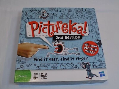 Pictureka! 2nd Edition Family Ages 6+ 2+ Players Fast Board Game Hasbro COMPLETE - Image 1 of 3