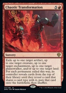 *MtG: 4x CHAOTIC TRANSFORMATION - Dominaria United Rare - magicman-europe* - Bild 1 von 1