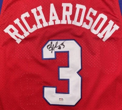 Quentin Richardson Signed Autographed Los Angeles Clippers Jersey PSA/DNA COA - Image 1 of 3