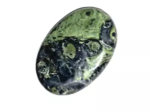 Perlina Kambaba diaspro roccia naturale lucida foro grezzo nel lato più lungo 11,45 grammi - Foto 1 di 9