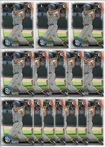 2016 Bowman Draft Hudson Potts (15) Card Bulk Paper Lot Red Sox #BD-52 - Picture 1 of 1