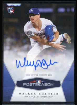 WALKER BUEHLER  2018 Topps On Demand Postseason Rookie RC Auto Autograph Red Sox - Image 1 of 2