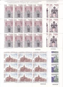 1991 - España - Minipliegos 35/38 - Bienes Culturales - Misma Numeracion - Imagen 1 de 1