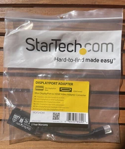 New StarTech Male Mini DisplayPort To Female HDMI Port Adapter MDP2HDMI - Picture 1 of 2