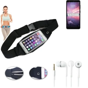 Belt bag for ZTE Blade A3 Joy + headphones waist bag Sport Running Fitness shoul - Zdjęcie 1 z 5