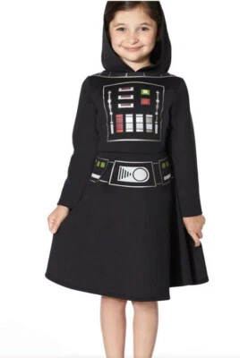 GIRLS DARTH VADER DRESS SZ M COSTUME - Image 1 of 2