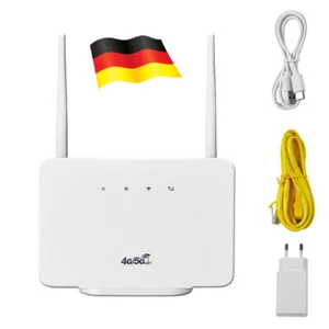 WLAN Router 4G LTE Wireless WiFi 300Mbps CPE Router SIM Karten mit 2 Antennen - Bild 1 von 14