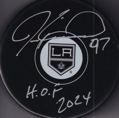 BECKETT JEREMY ROENICK "HOF 2024" SIGNED LOS ANGELES KINGS HOCKEY PUCK 1W805423 - Image 1 of 3