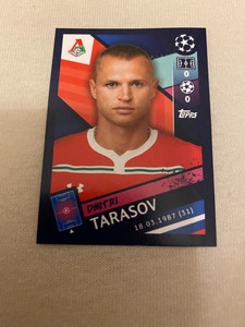 TOPPS CHAMPIONS LEAGUE 2018/2019 FIGURINA NR 376 EDICOLA/MINT DMITRI TARASOV