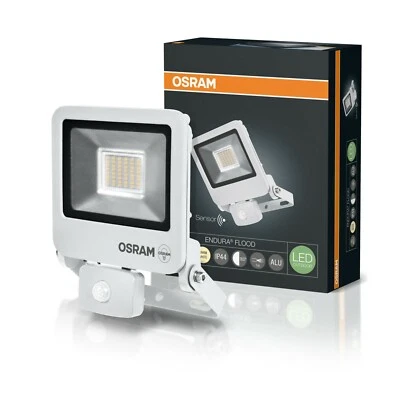 OSRAM LED ENDURA FLOOD Sensor, Außen-Flutlicht, weiss, Alu, 30 Watt, 2400lm IP44 - Bild 1 von 4