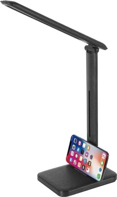 Blaupunkt LED Desk Lamp Black Dimmable USB Charging 3 Color Modes Eye Care Touch - Image 1 of 4