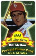 5m Chicago White Sox 1998 All-Star: Bill Melton Phone Card